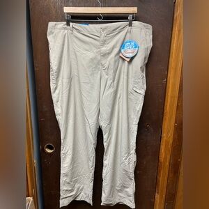 NWT Columbia Tan Cargo Pants Lightweight Utility